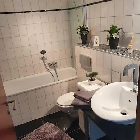 Apartment Zentrale Messe/ferien Whg Mit Garten & Parkplatz *